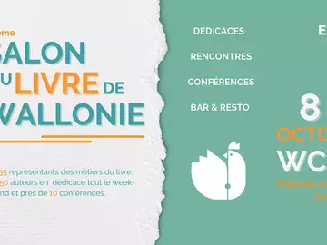 Salons-10e Salon du Livre de Wallonie à Mons