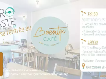Evenings-Soirée Bénévoles Zero Waste Belgium au Boentje Café-