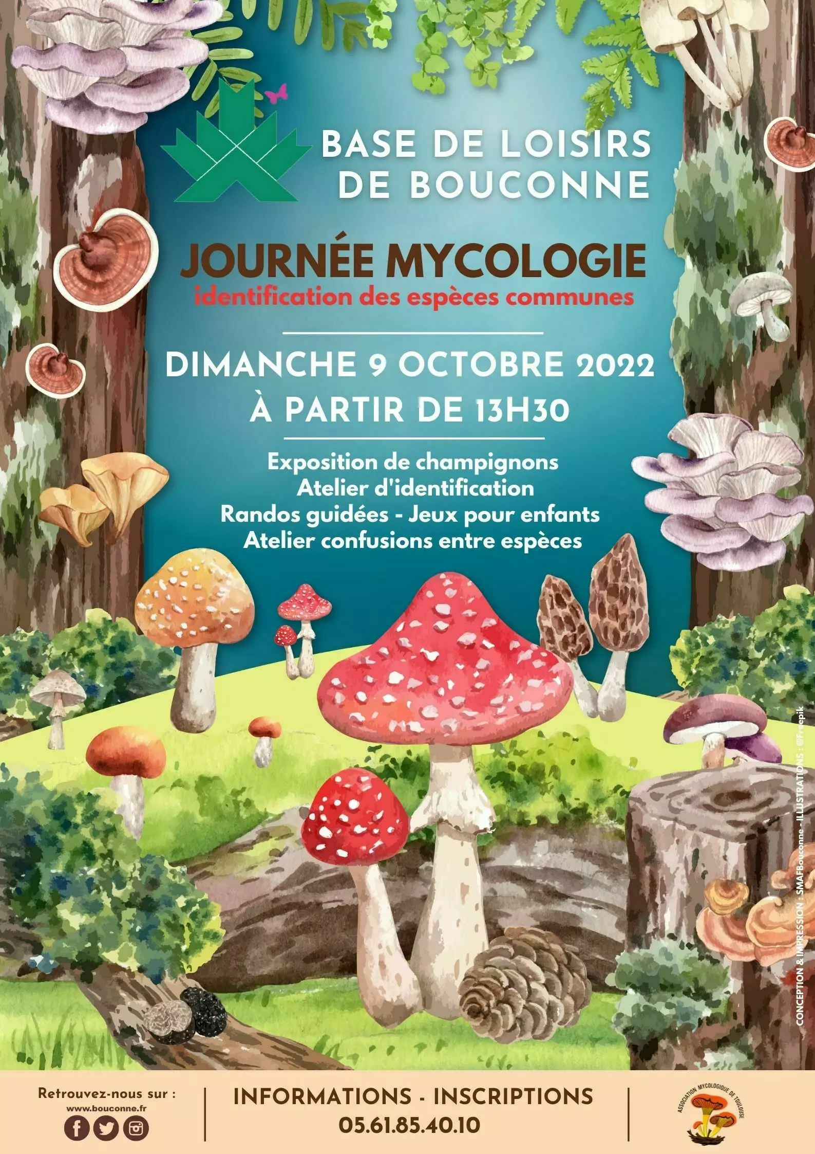Rassemblements-Journée Mycologie à Bouconne - Dimanche 9 octobre
