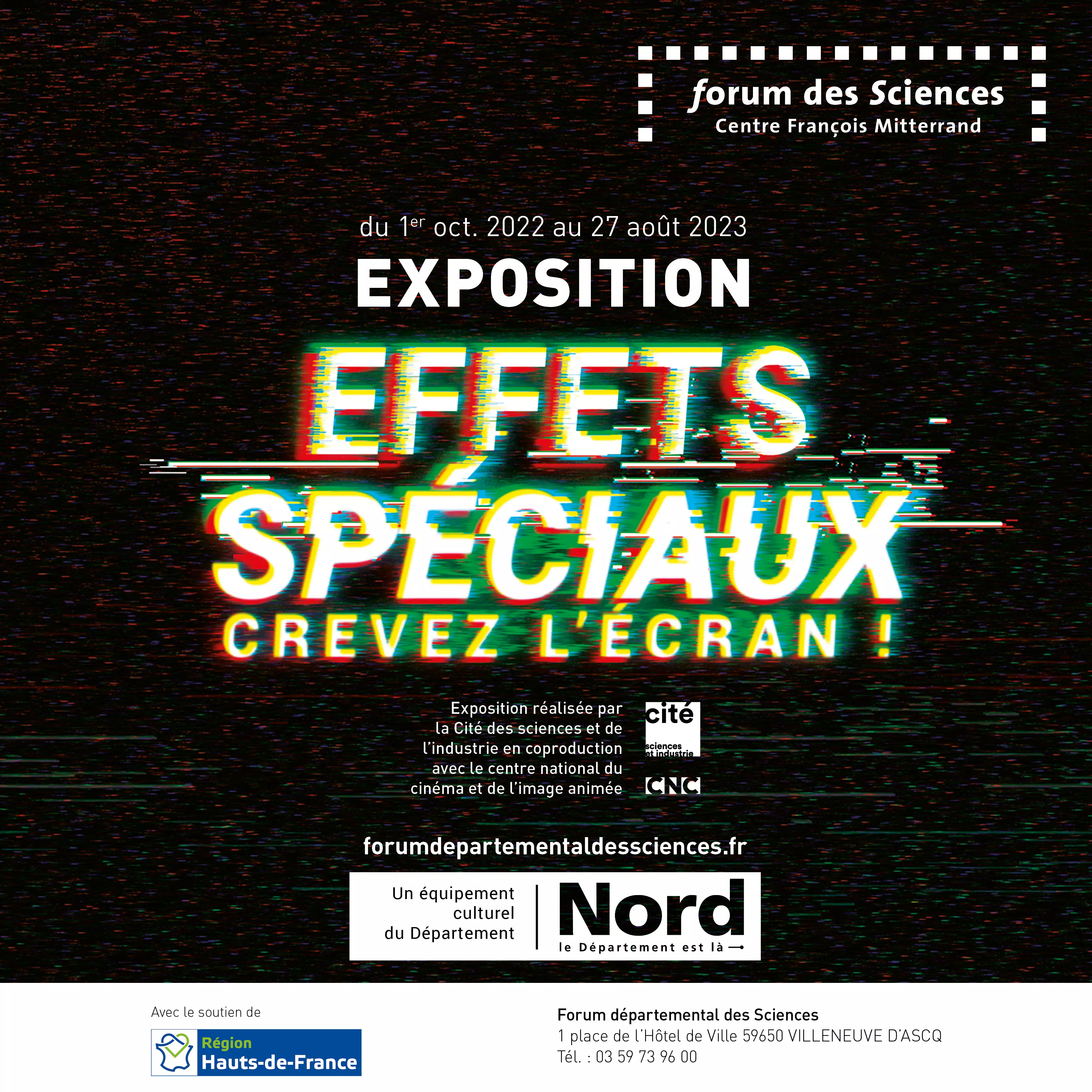 Rassemblements-Nouvelle exposition au Forum départemental des Sciences : "Effets spéciaux, crevez l’écran !"