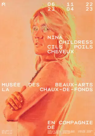 Exhibitions Arts Cultures-Exposition Nina Childress. Cils Poils Cheveux
