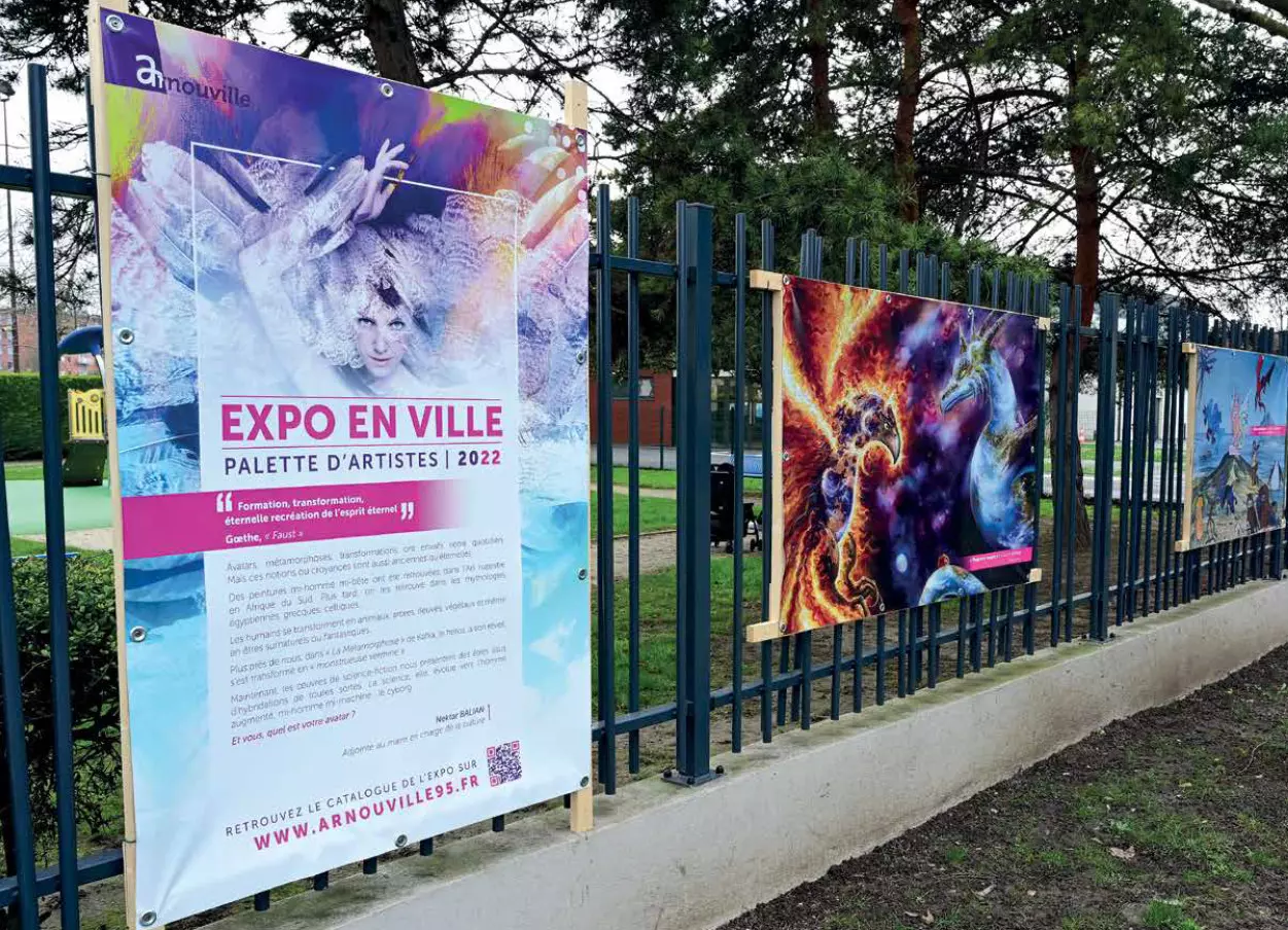 Expositions Cultures Arts-" Palette d'Artistes " Exposition en ville