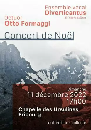 Concerts-Concert de Noël: Ensemble vocal Diverticantus