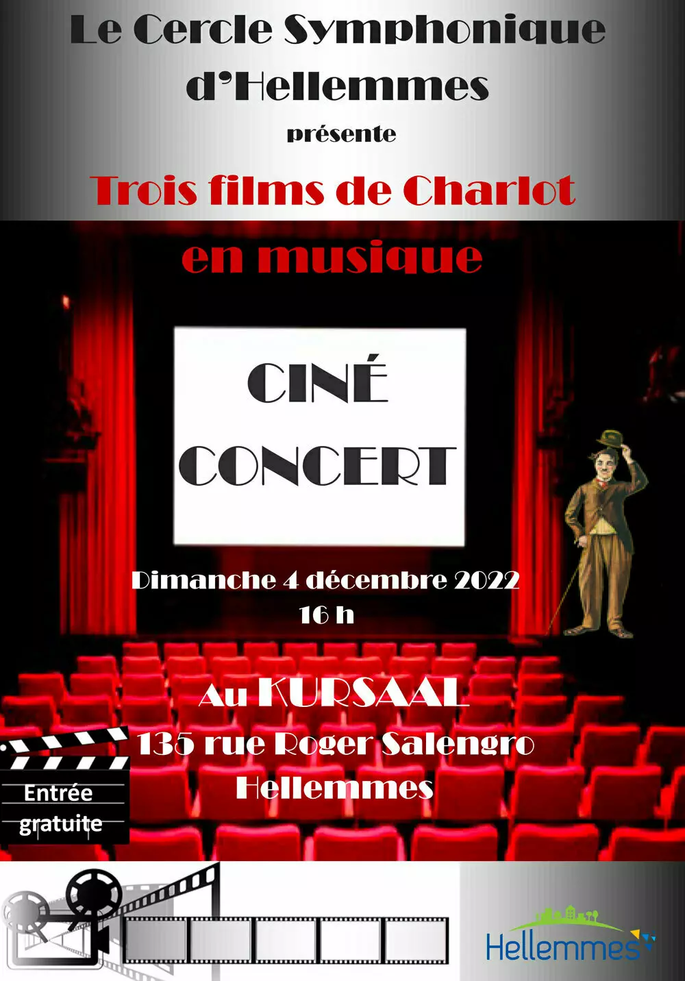 Rassemblements-Ciné-concert - Festivités de fin d'année - 4/12