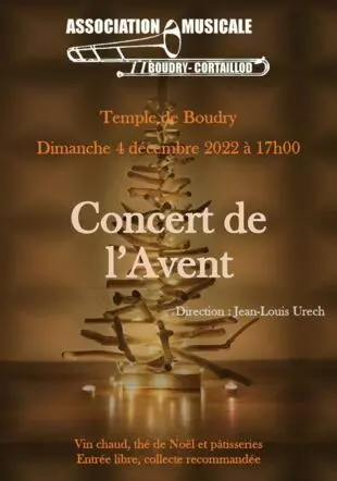 Concerts-Concert de l'Avent de l'Association musicale Boudry-Cortaillod