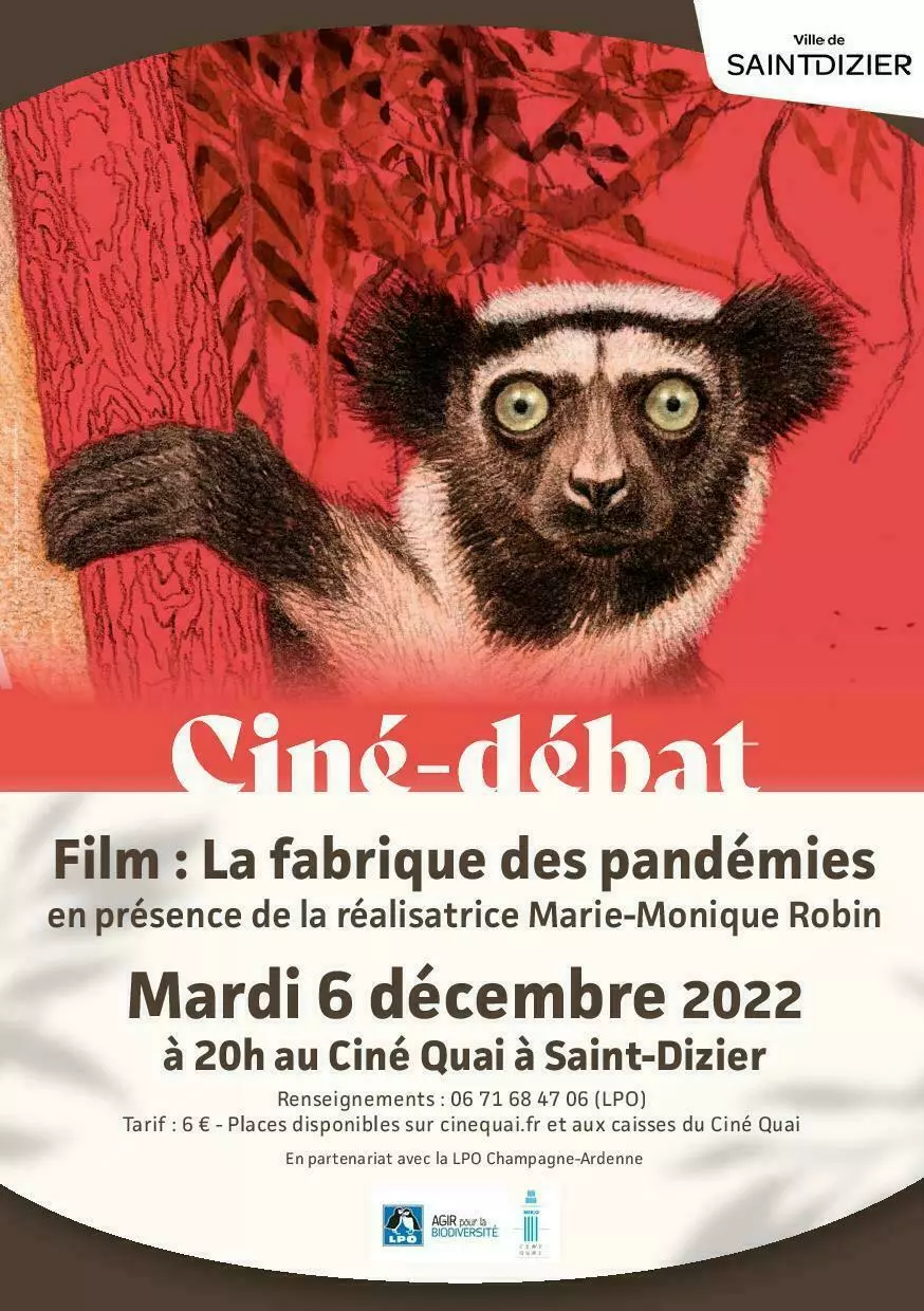 Expositions Cultures Arts-Ciné-débat autour du film La fabrique des pandémies