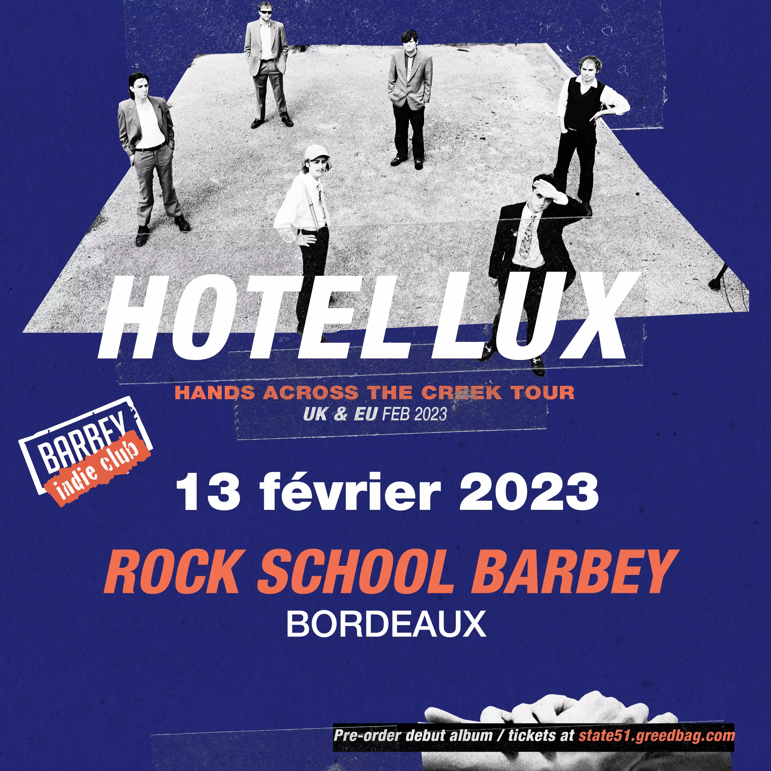 Soirées-Hotel Lux en Barbey Indie Club