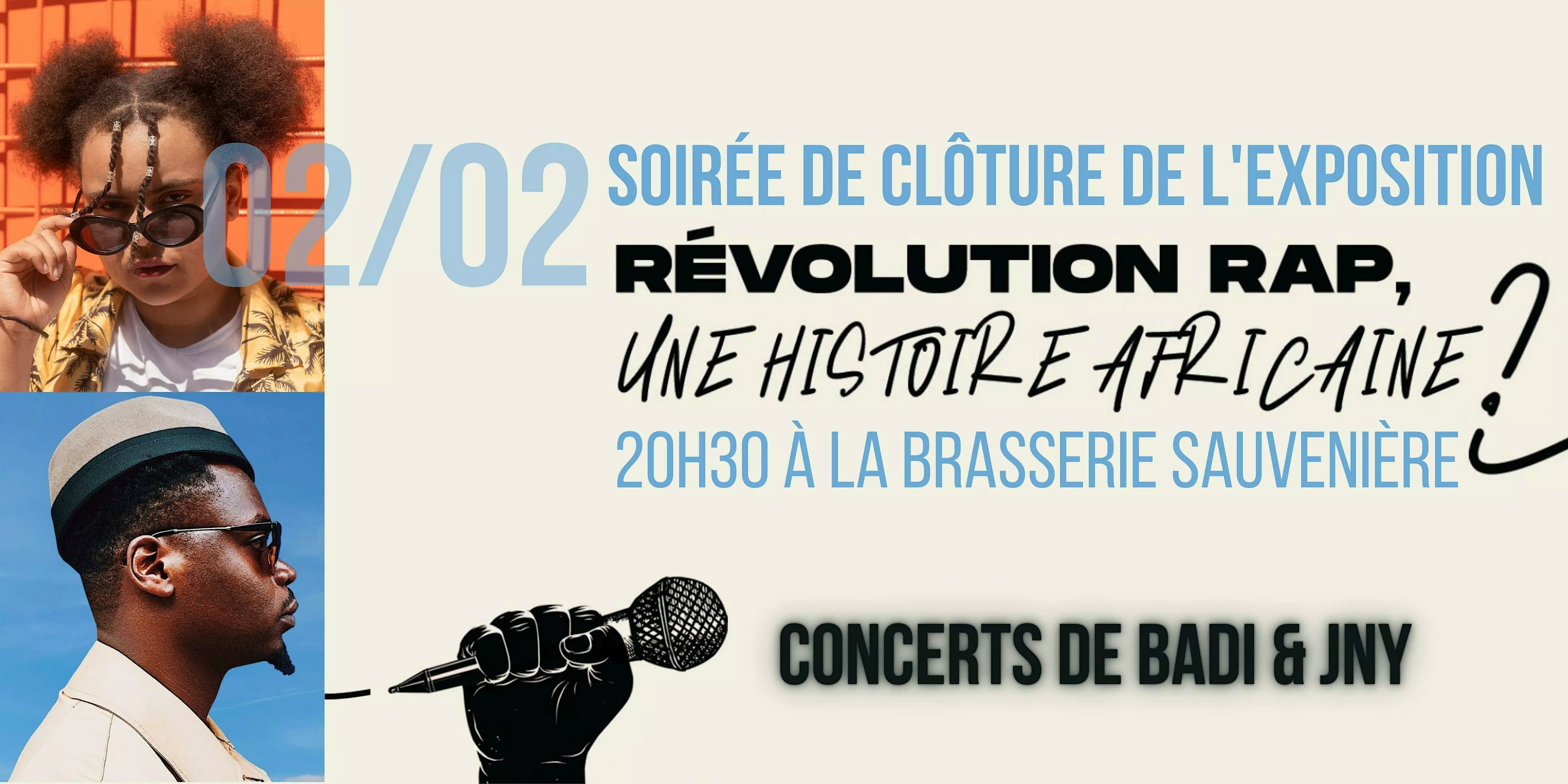 Soirées-Expo "Révolution Rap" - Soirée de clôture