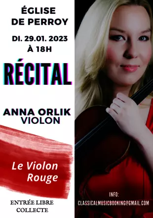 Concerts-Le Violon Rouge. Récital pour violon seul