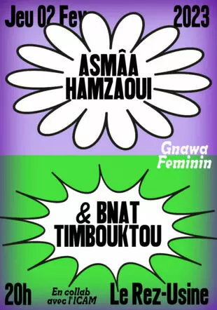 Concerts-ASMÂA HAMZAOUI & BNAT TIMBOUKTOU