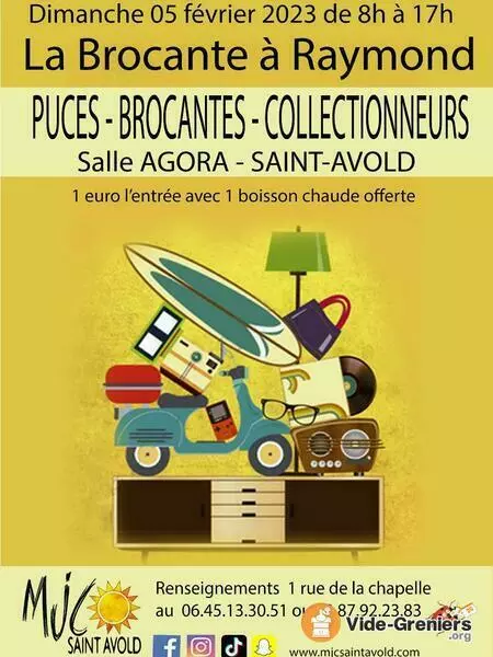 Brocantes Puces Vide-greniers-MJC Saint-Avold
