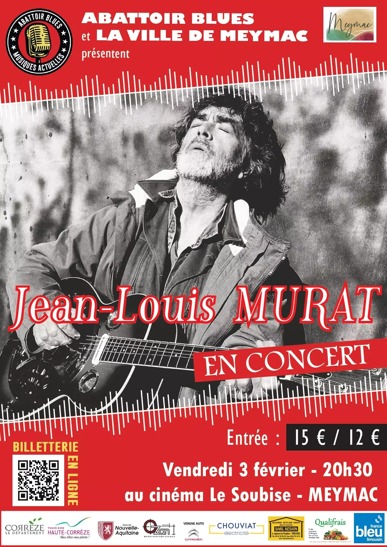 Concerts-Concert Jean-Louis Murat