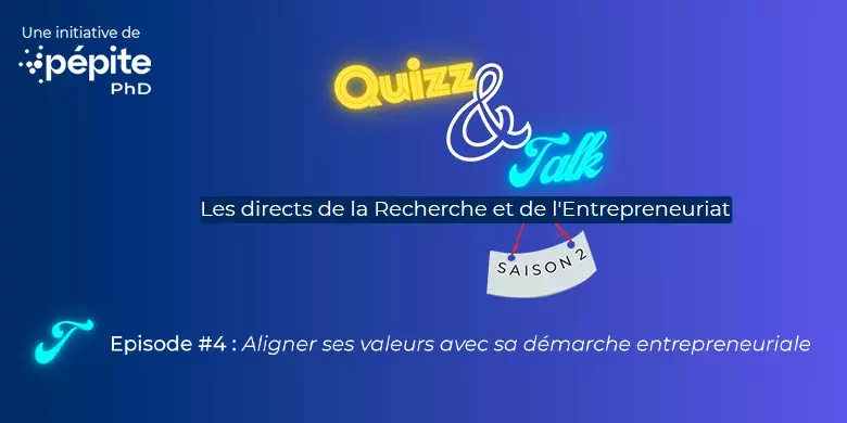 Rassemblements-Quizz & Talk : Aligner ses valeurs avec sa démarche entrepreneuriale. Saison 2, Ep 4.