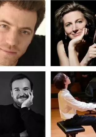 Concerts-Récital violoncelle et piano - Ophélie Gaillard, Cédric Pescia, Nathan Zürcher et Nicolas Comi