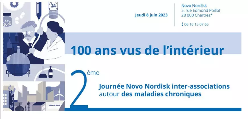 Rassemblements-Journée Novonordisk 100 ans - 8 juin 2023 Chartres