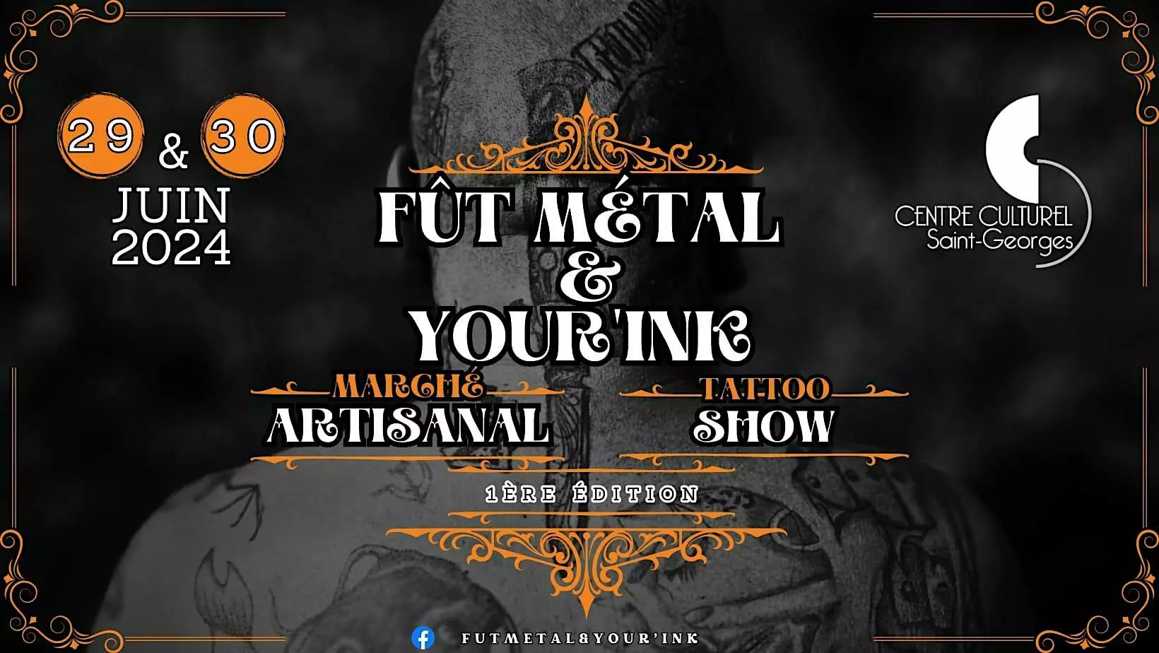 Expositions Cultures Arts-Ticket:Fût Métal&Your'ink Artisans &Tattoo Shoow