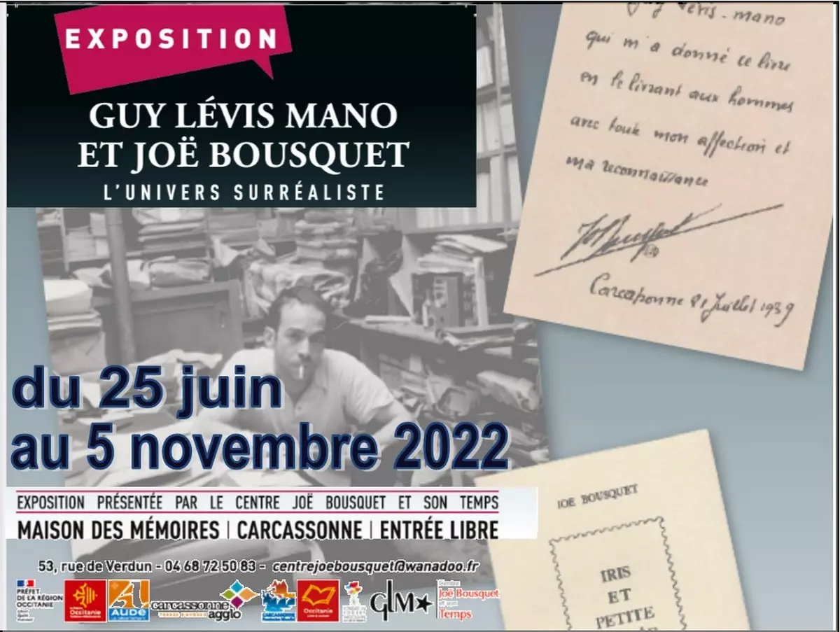 Rassemblements-GUY LEVIS MANO & JOË BOUSQUET L'UNIVERS SURREALISTE