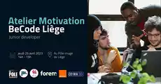 BeCode Liège - Atelier motivation - Junior developer