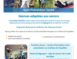 Rassemblements-Ateliers prévention chute séniors - Riguepeu (32)