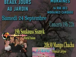 Concerts-LES BEAUX JOURS AU JARDIN : EN CONCERT SOUKOUSS SISMYK & MANGO CHACHA