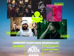 Rassemblements-Auditions régionales des iNOUïS du Printemps de Bourges Crédit Mutuel