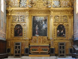 Expositions Cultures Arts-Crédits : Retable en bois doré de la chapelle de l'Annonciade. @ AHA Martigues