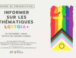 Soirées-Soirée de présentation : "Informer sur les thématiques LGBTQIA+"